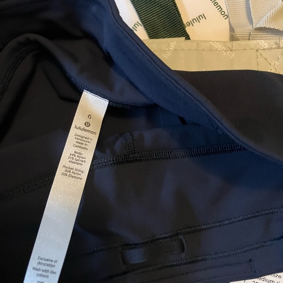 NWT Lululemon Speed Up Tight 28", Sz 6, TRUE NAVY - Picture 3 of 4